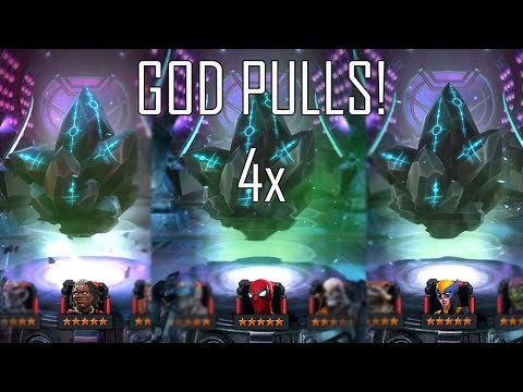 INSANE GOD PULLS FROM 4X MEDUSA FEATURED 5 STAR CRYSTAL OPENING! MANGED CRYSTAL! (MCOC)