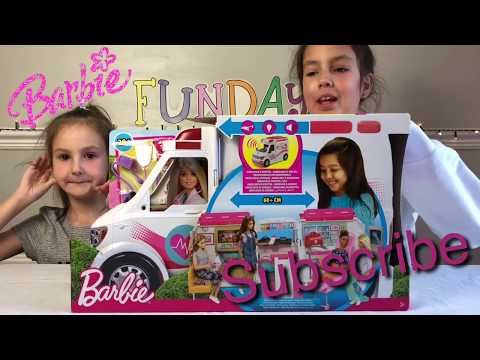BARBIE AMBULANCE HOSPITAL! EMERGENCY AMBULANCE!!!
