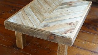 Tweakwood: Making a coffee table out of recycled pallet wood
