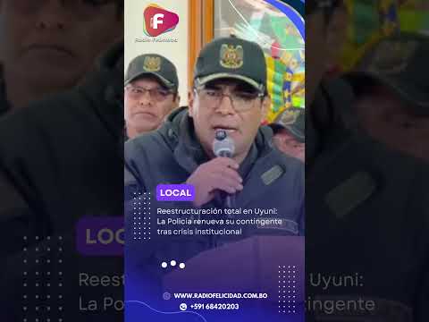 Reestructuración total en Uyuni: La Policía renueva su contingente tras crisis institucional