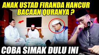 Download lagu Anak Ust Firanda Jadi Imam Traweh Bacaan Al Quranya Hancur  ? mp3