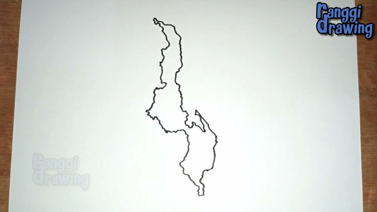 How to Draw Map of Malawi