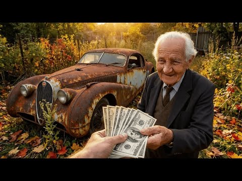 We Found a Bugatti Type 57SC Atlantic for $1,000… Then Restored It || ASMR Car Restoration!