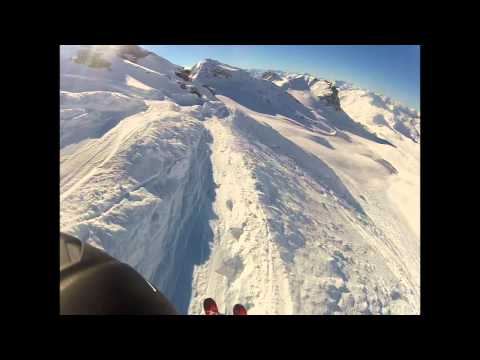 La Plagne Roche De Mio ridge off piste