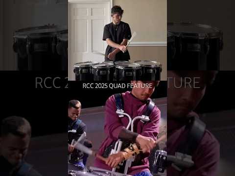 RCC 2025 Quad Feature #drumcorps #drumline #drumcorpsinternational #drummer #rcc #wgi