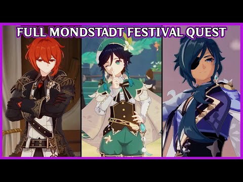 Full Mondstadt Festival Event - Of Ballads and Brew - Genshin Impact 3.1