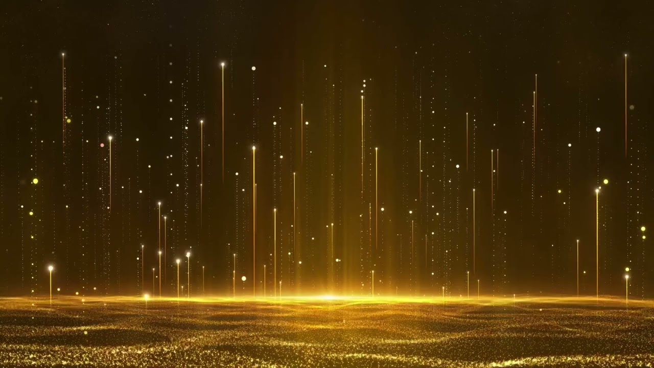 Shimmering Gold Background | Themed Party | Screensaver