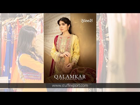 Noor Qalamkar Cotton Embroidered Pakistani Salwar Suit Catalog