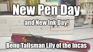 It's finally HERE! Unboxing my new BENU Talisman: Lily of the Incas! π₯³ #newpenday