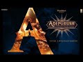 Adipurush Updated First Look Prabhas Kriti Sanon Om Rrut Prabhas Adipurush Shorts