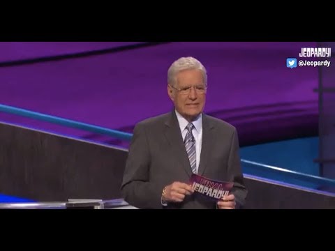 Alex Trebek chokes up at 'Jeopardy' answer (ASL - 11.14.19)