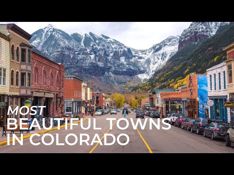 MOST BEAUTIFUL TOWNS IN COLORADO: Best Places to Visit in CO | Prettiest Mountain Cities to Travel