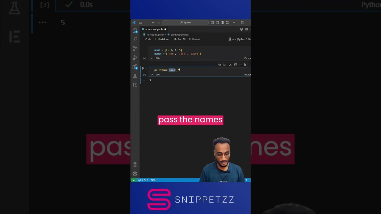 max method in python - secrets