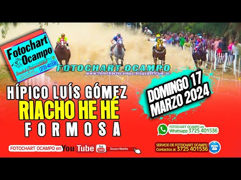 HÍPICO LUIS GÓMEZ -RIACHO HE HÉ, FORMOSA- Resumen de la Reunión del 17/03/2024