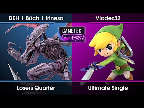 Gametek Night 2023.17 - frinesa (Ridley) Vs. Vladez32 (Toon Link) SSBU Ultimate Tournament