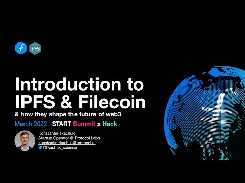 Introduction to IPFS and Filecoin & how they shape the future of web3 - WORKSHOP 23rd March