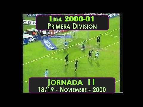 All Goals Spanish League 2000-2001 - First Division - Matchday 11