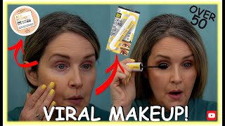 Testing NEW Viral MAKEUP - Do They Live Up to the HYPE?! | Are They WORTH It?! Mature Dry Skin!