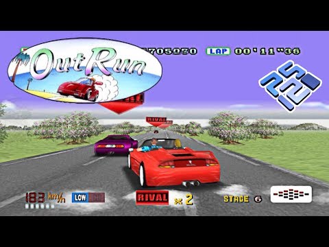 OutRun Sega AGES 2500 Vol 13 (Arranged mode Left sided route)