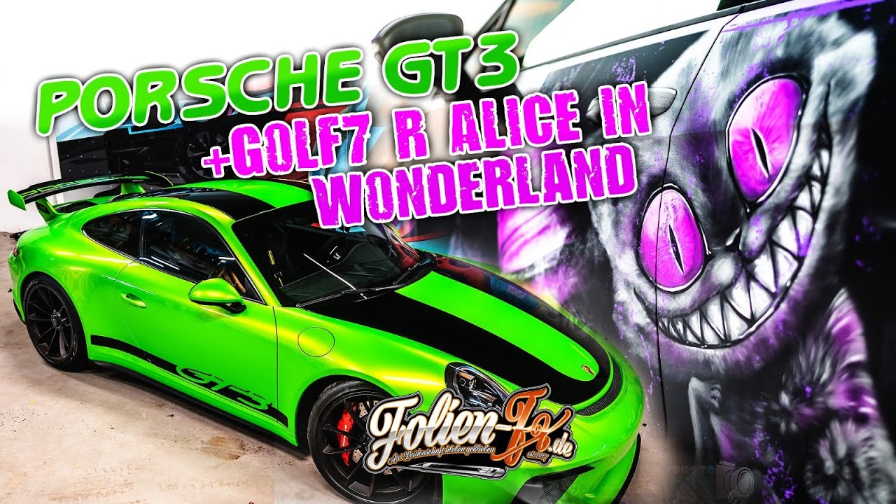 PORScHE GT3 + GOLF7 R Alice in Wonderland