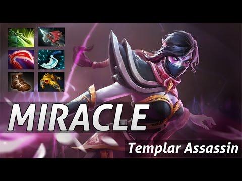 Templar Assassin Hard Carry 9000 MMR by Miracle - Dota 2 Epic Moments