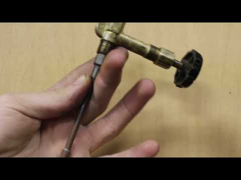 replacing a Coleman fuel valve stem packing