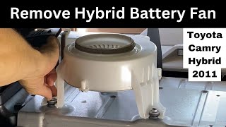 Ausbau und Reinigung des Hybridbatterielüfters: Toyota Camry 2007-2011