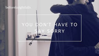 ASMR: you don't have to say sorry
