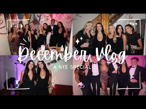 December vlog | Hosting NYE black tie party, Christmas eve fun & London days!!