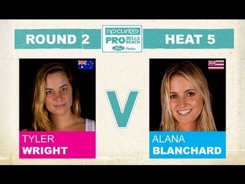Round 2, Heat 5 - Tyler Wright vs Alana Blanchard