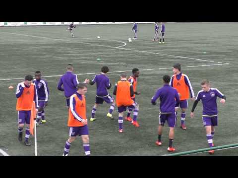 U16 RSC Anderlecht - Yellow Red KV Mechelen Warming Up RSCA