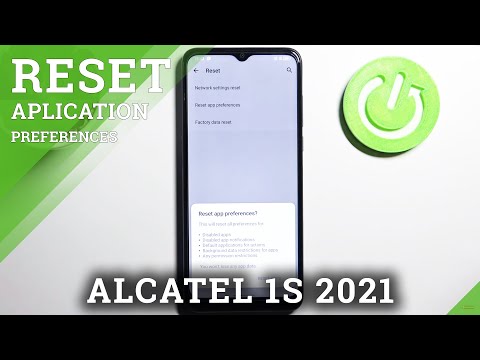 How to Reset App Preferences in Alcatel 1S 2021  – Restore Default Preferences