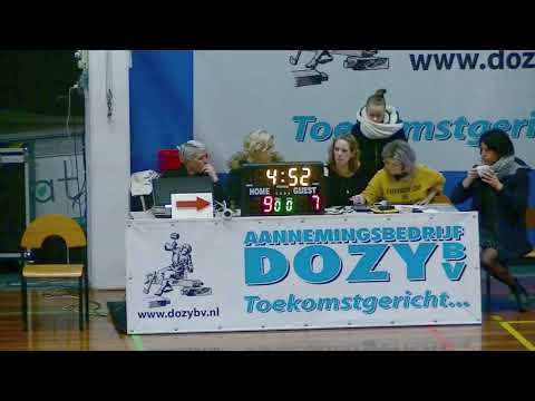 Basketball Girls VU18-1 Dozy Dames BV Den Helder - Landslake Lions Landsmeer 04-02-18