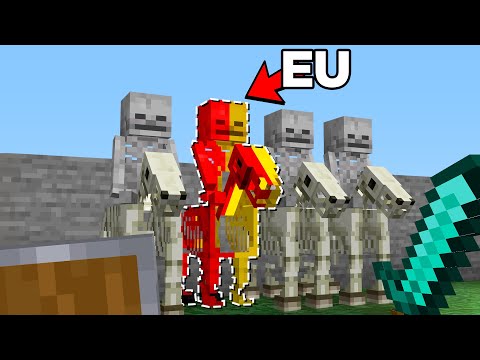 a cada MINUTO eu viro um MOB diferente!