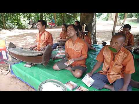 Cambodia Traditional  music  band played by Landmine Victims , Banteay Srei temple