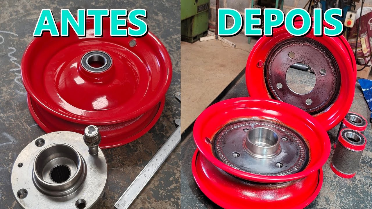 HOW TO CHANGE WHEEL CENTER TO CAR HUB - Bosch GWS 17-125 S 1700W