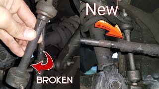 How to replace broken sway bar end links Dodge Dakota
