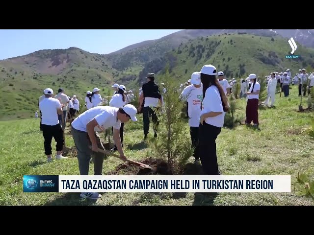 Түркестан облусунда «Таза Казакстан» акциясы өттү