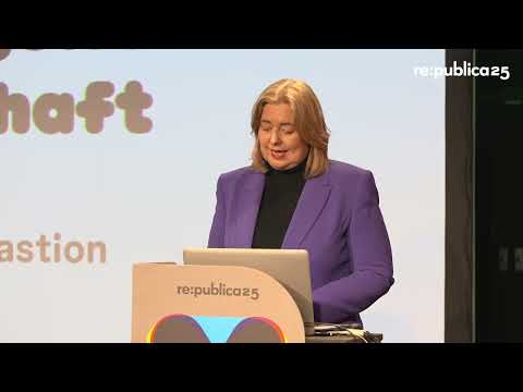 Video Thumbnail: re:publica 25: Bärbel Bas - Gerechtigkeit in der Digitalisierung: ...