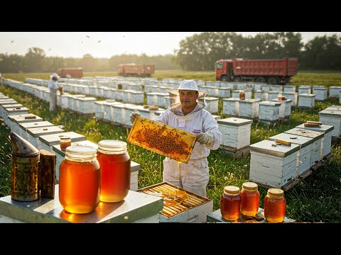 How European Beekeepers Harvest Millions in Honey | Art of Farming