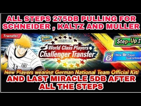 CAPTAIN TSUBASA DREAM TEAM |WORLD CLASS CHALLENGER GERMANY TRANSFER|ALL STEPS AND 5DB MIRACLE PULL!!