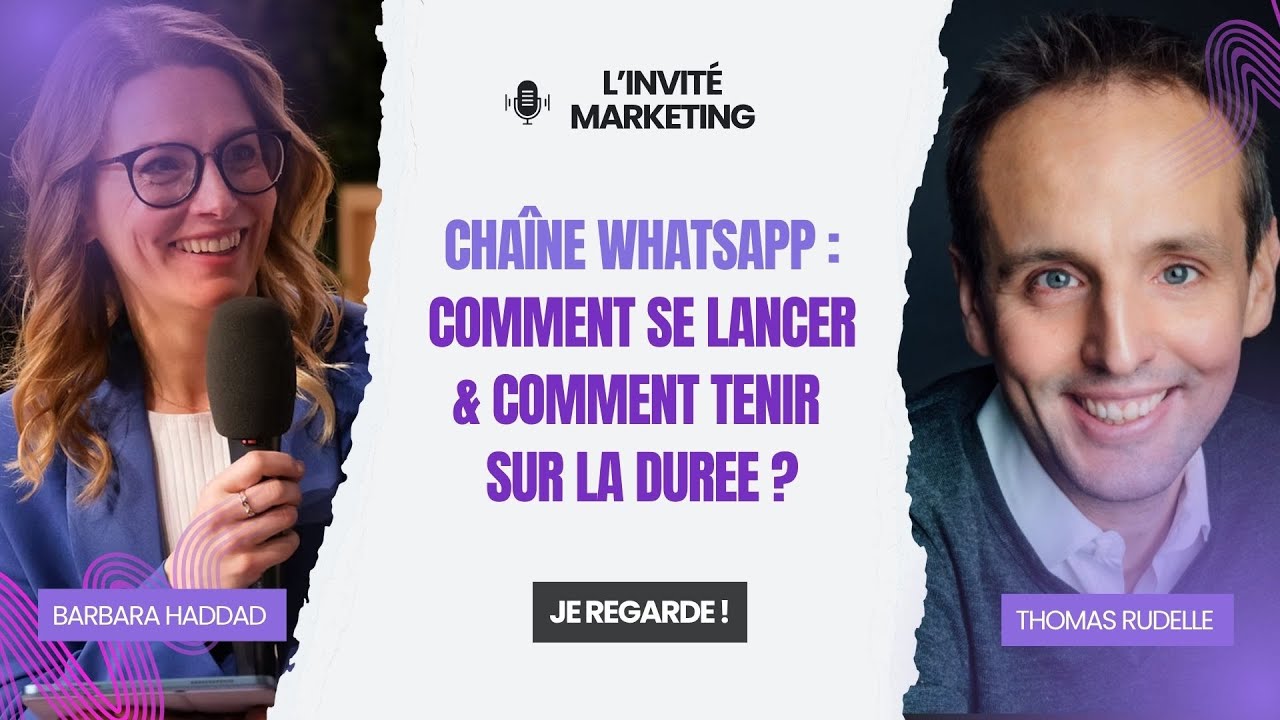 Chaîne WhatsApp : comment se lancer & tenir sur la durée ? avec Thomas Rudelle - Messaging me