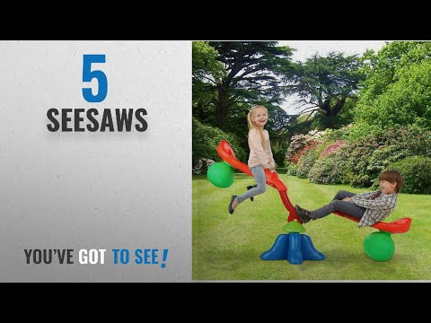 Top 10 Seesaws [2018]: Costway 2 Kids Seesaw Children Toddler 360 Degree Rotating Teeter Totters