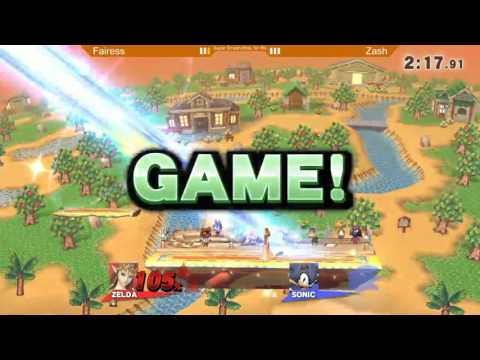 Game Evolution 2015 SSB4: Zash (Sonic) vs Fairess (Zelda) - LF