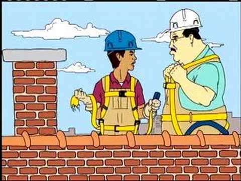 ouf travail sécurité humour Chute de hauteur Patron Bâtiment Droit de retrait