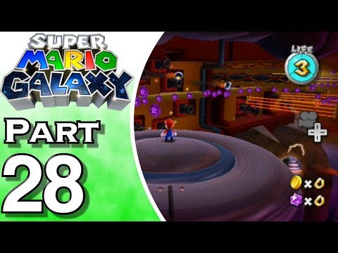 Let's Play Super Mario Galaxy (Gameplay + Walkthrough) Part 28 - Battlerock Purple Coins