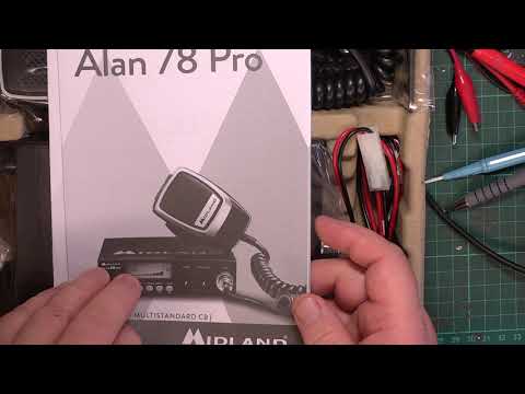 Midland 78 Pro CE Multinorn CB radio - New radio evaluation & alignment