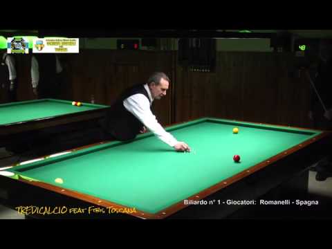SPAGNA vs ROMANELLI - 5° Torneo Biliardo CARRARESI - 28/02/2016 Campi Bisenzio FI