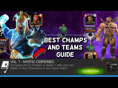 Mystic Dispersed - Best Champs and Teams! | Carinas Challenge Guide | Marvel Contest of Champions