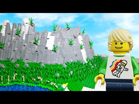 Lego Stadt ( Teil 77) - Der Ländliche Bereich [18] - Großer Fortschritt am Berg